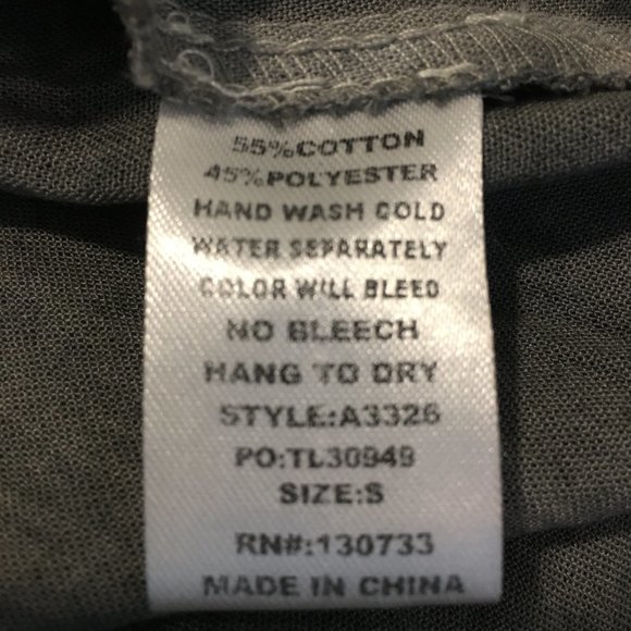 Umgee Tunic Top Shirt Blouse Lace Roll Tab Sleeves - Picture 9 of 9